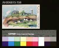 中國風景風俗繪畫明信片藏品圖，第1張
